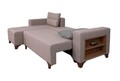 Coltar, Atelier del Sofa, 752EST1370, Lemn de carpen;PAL, Crem