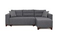 Coltar, Atelier del Sofa, 752EST1369, Lemn de carpen;PAL, Gri