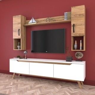 White/Walnut