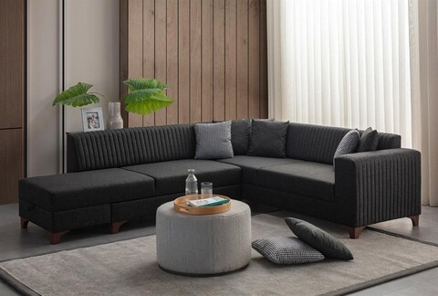 Coltar, Atelier del Sofa, 752EST1372, Lemn de carpen;PAL, Antracit