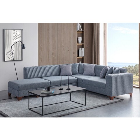 Coltar, Atelier del Sofa, 752EST1374, Lemn de carpen;PAL, Gri