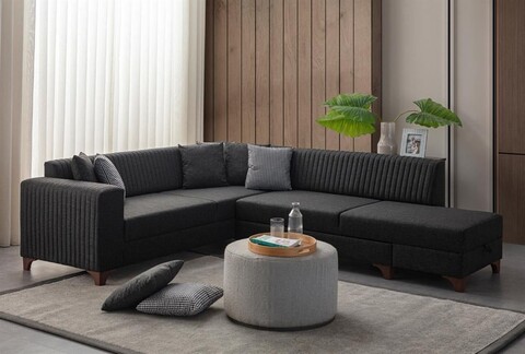 Coltar, Atelier del Sofa, 752EST1371, Lemn de carpen;PAL, Antracit