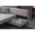 Coltar, Atelier del Sofa, 752EST1375, Lemn de carpen;PAL, Crem