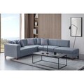 Coltar, Atelier del Sofa, 752EST1373, Lemn de carpen;PAL, Gri