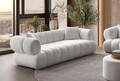 Canapea 3 locuri, Atelier del Sofa, 752EST1108, Lemn de carpen;PAL, Alb