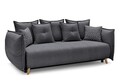 Canapea extensibila 3 locuri, Atelier del Sofa, 752EST1109, Lemn de carpen;PAL, Antracit