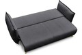 Canapea extensibila 3 locuri, Atelier del Sofa, 752EST1109, Lemn de carpen;PAL, Antracit