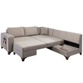 Coltar, Atelier del Sofa, 752EST1358, Lemn de carpen;PAL, Maro deschis