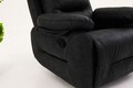 Fotoliu cu recliner, Atelier del Sofa, 752EST1509, Lemn de carpen;PAL, Negru