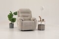 Fotoliu cu recliner, Atelier del Sofa, 752EST1508, Lemn de carpen;PAL, Crem