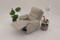 Fotoliu cu recliner, Atelier del Sofa, 752EST1508, Lemn de carpen;PAL, Crem