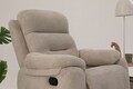Fotoliu cu recliner, Atelier del Sofa, 752EST1508, Lemn de carpen;PAL, Crem