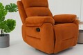 Fotoliu cu recliner, Atelier del Sofa, 752EST1507, Lemn de carpen;PAL, Caramiziu