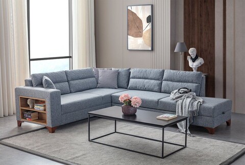 Coltar, Atelier del Sofa, 752EST1365, Lemn de carpen;PAL, Gri