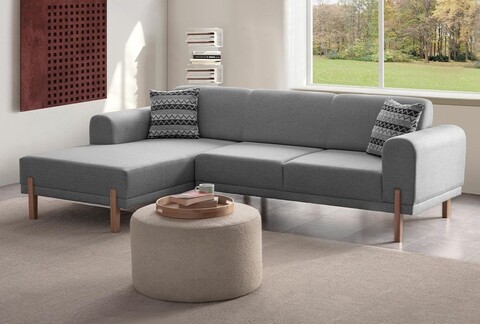 Coltar, Atelier del Sofa, 752EST1380, Lemn de carpen;PAL, Gri