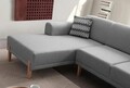 Coltar, Atelier del Sofa, 752EST1380, Lemn de carpen;PAL, Gri