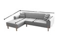 Coltar, Atelier del Sofa, 752EST1380, Lemn de carpen;PAL, Gri