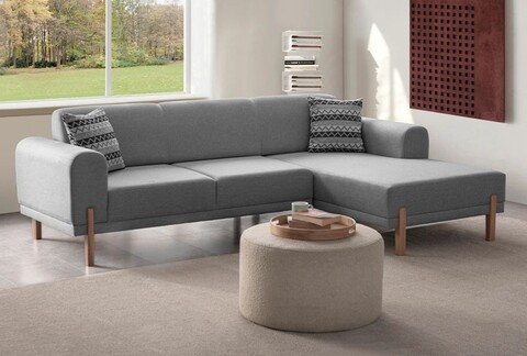 Coltar, Atelier del Sofa, 752EST1379, Lemn de carpen;PAL, Gri