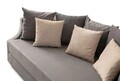 Canapea extensibila 3 locuri, Atelier del Sofa, 752EST1124, Lemn de carpen;PAL, Antracit