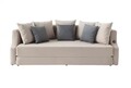 Canapea extensibila 3 locuri, Atelier del Sofa, 752EST1125, Lemn de carpen;PAL, Crem