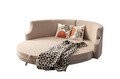 Canapea extensibila 3 locuri, Atelier del Sofa, 752EST1125, Lemn de carpen;PAL, Crem