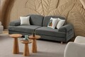 Canapea extensibila 3 locuri, Atelier del Sofa, 752EST1119, Lemn de carpen;PAL, Antracit