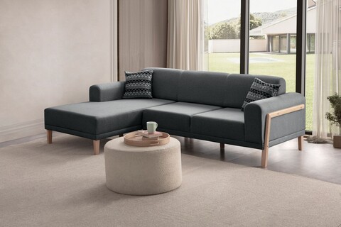 Coltar, Atelier del Sofa, 752EST1349, Lemn de carpen;PAL, Antracit