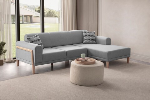 Coltar, Atelier del Sofa, 752EST1350, Lemn de carpen;PAL, Gri