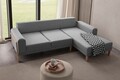 Coltar, Atelier del Sofa, 752EST1350, Lemn de carpen;PAL, Gri