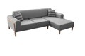 Coltar, Atelier del Sofa, 752EST1350, Lemn de carpen;PAL, Gri