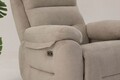 Fotoliu cu recliner, Atelier del Sofa, 752EST1505, Lemn de carpen;PAL, Crem