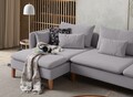 Coltar, Atelier del Sofa, 752EST1311, Lemn de carpen;PAL, Gri