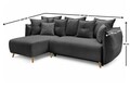 Coltar, Atelier del Sofa, 752EST1359, Lemn de carpen;PAL, Antracit