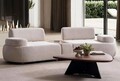 Set mobilier living, Atelier del Sofa, 752EST2101, Lemn de carpen;PAL, Crem