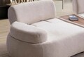 Set mobilier living, Atelier del Sofa, 752EST2101, Lemn de carpen;PAL, Crem