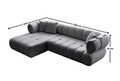 Coltar, Atelier del Sofa, 752EST1325, Lemn de carpen;PAL, Gri inchis