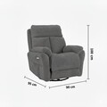 Fotoliu cu recliner, Atelier del Sofa, 752EST1502, Lemn de carpen;PAL, Crem