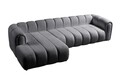 Coltar, Atelier del Sofa, 752EST1319, Lemn de carpen;PAL, Gri inchis