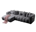 Coltar, Atelier del Sofa, 752EST1319, Lemn de carpen;PAL, Gri inchis