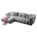 Coltar, Atelier del Sofa, 752EST1317, Lemn de carpen;PAL, Gri