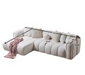 Coltar, Atelier del Sofa, 752EST1315, Lemn de carpen;PAL, Alb