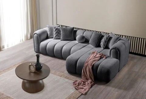 Coltar, Atelier del Sofa, 752EST1318, Lemn de carpen;PAL, Gri inchis