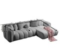 Coltar, Atelier del Sofa, 752EST1316, Lemn de carpen;PAL, Gri