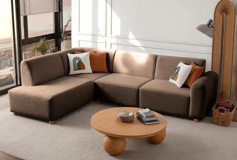 Coltar, Atelier del Sofa, 752EST1337, Lemn de carpen;PAL, Maro