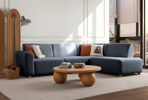 Coltar, Atelier del Sofa, 752EST1338, Lemn de carpen;PAL, Albastru