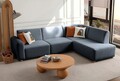 Coltar, Atelier del Sofa, 752EST1338, Lemn de carpen;PAL, Albastru