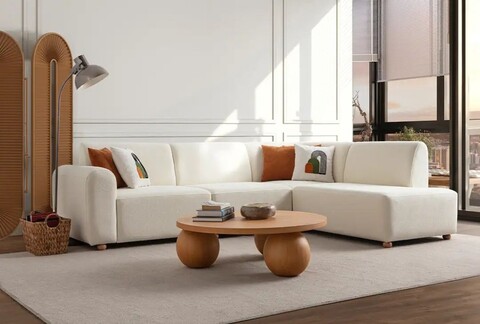 Coltar, Atelier del Sofa, 752EST1333, Lemn de carpen;PAL, Alb
