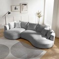Coltar, Atelier del Sofa, 752EST1345, Lemn de carpen;PAL, Gri