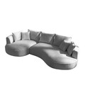 Coltar, Atelier del Sofa, 752EST1345, Lemn de carpen;PAL, Gri