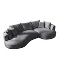 Coltar, Atelier del Sofa, 752EST1346, Lemn de carpen;PAL, Gri inchis